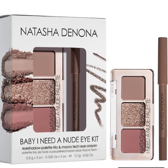 NATASHA DENONA Mini Baby I Need a Nude Eyeshadow and Eyeliner Kit - Picture 1 of 4